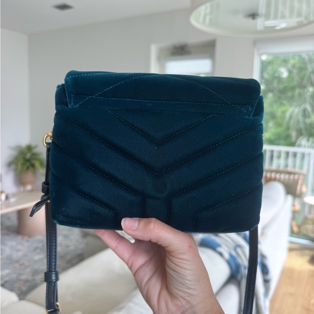 Authentic Saint Laurent YSL Velvet Lou Lou bag - Picture 8 of 11